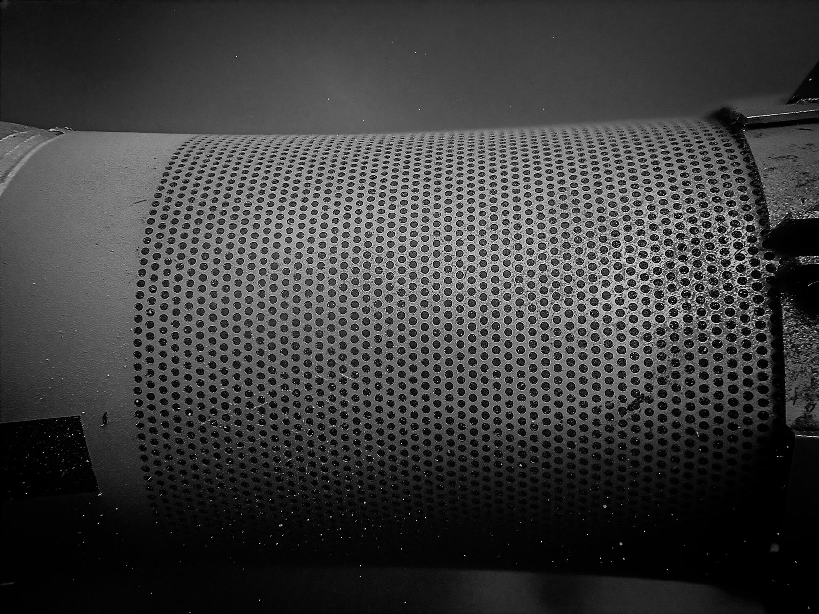 Crépine sans moules quagga après 6 mois passée dans l'eau